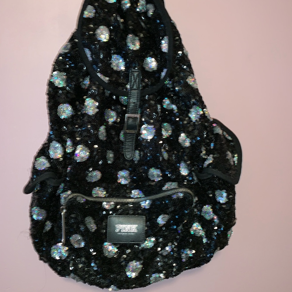 Pink Victoria’s Secret backpack
